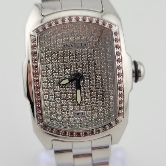 [RARE] Invicta Lupah Swiss Diamond Stainless Steel Ladies Watch 4152 29mm main image 8